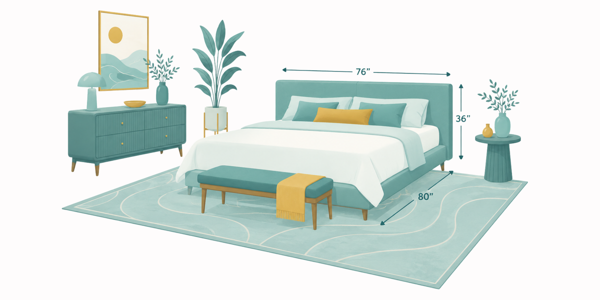 King Bed Dimensions: The Mattress Size, Frame Footprint, & Room Requirements