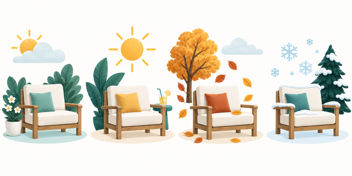 The Best Outdoor Furniture Materials for Every Climate