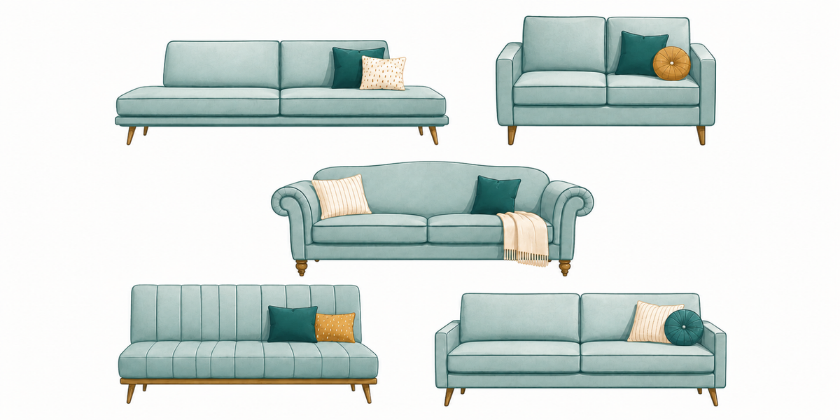 The Best Sofa Styles for Small Living Rooms