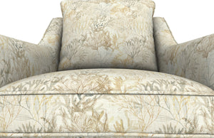 Best Home Aubrey Marina Fabric Pillow Back Swivel Chair
