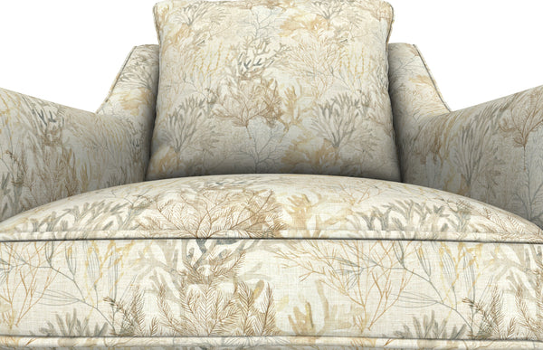 Best Home Aubrey Marina Fabric Pillow Back Swivel Chair