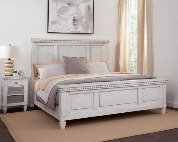 American Woodcrafters King Panel Bed Salter Path