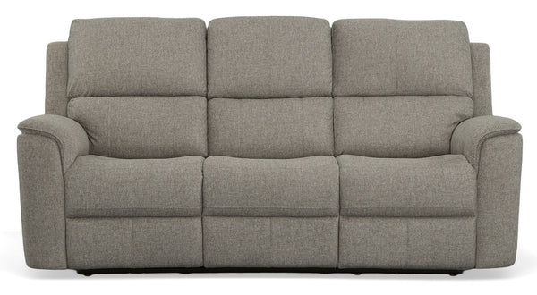 Flexsteel Henry Fog Zero Gravity Fabric Triple Power Reclining Sofa