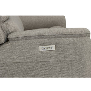 Flexsteel Henry Fog Zero Gravity Fabric Triple Power Reclining Sofa