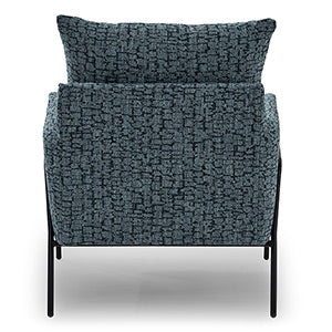 Best Home Morely Denim Modern Styled Chair