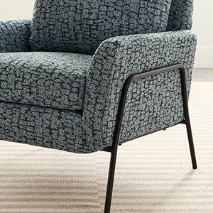 Best Home Morely Denim Modern Styled Chair