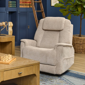 Zecliner Model 3+ Petite Fabric Power Lift Recliner with Power Headrest, Lumbar, Heat & Massage Ceramic