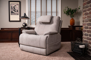 Flexsteel Zero Gravity Zecliner Model 1 Fabric Power Sleep Recliner with Power Headrest & Lumbar in Dove