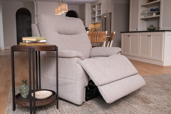 Flexsteel Zero Gravity Zecliner Model 1 Fabric Power Sleep Recliner with Power Headrest & Lumbar in Dove