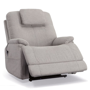 Flexsteel Zero Gravity Zecliner Model 1 Fabric Power Sleep Recliner with Power Headrest & Lumbar in Dove