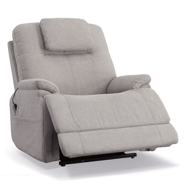 Flexsteel Zero Gravity Zecliner Model 1 Fabric Power Sleep Recliner with Power Headrest & Lumbar in Dove