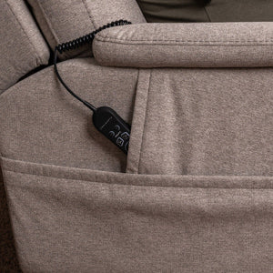 Flexsteel Zero Gravity Zecliner Model 1 Fabric Power Sleep Recliner with Power Headrest & Lumbar in Dove