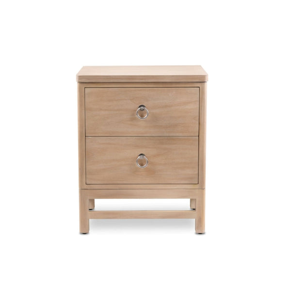 Seawinds Monterey Sandstone 2-Drawer Electrified Nightstand