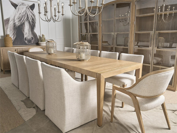 Universal Avaline Skylark Volpi Dining Table wth Two Leaves