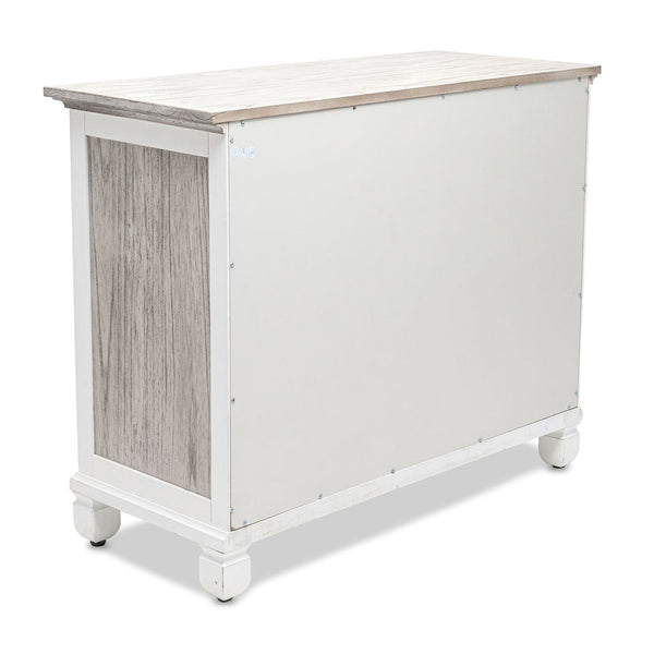 Seawinds Islamorada Dapple Grey Finish 4-Drawer Chest