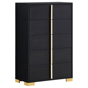 Coaster Marceline 5-Piece Full Bedroom Set Black
