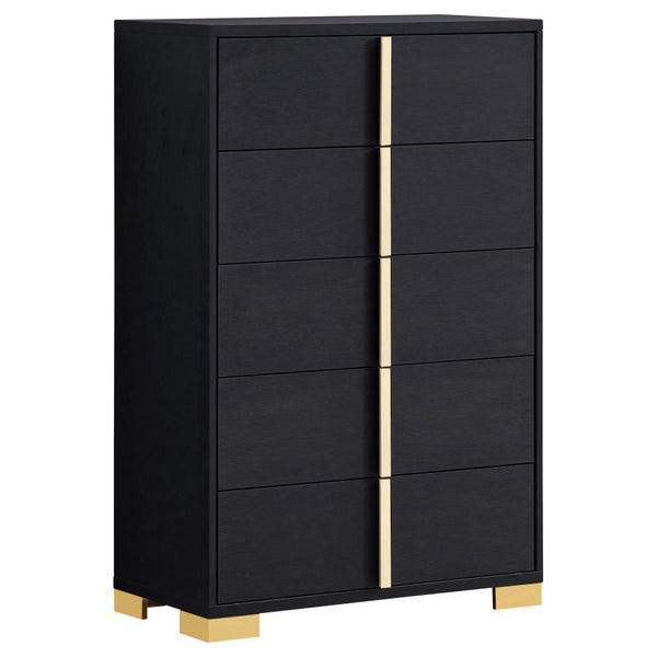 Coaster Marceline 5-Piece Full Bedroom Set Black