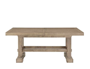 Steve Silver Napa 5-Piece 72-108-Inch Dining Table & 4 Side Chairs Set In Weathered Sand