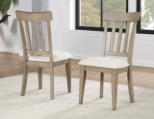 Steve Silver Napa 5-Piece 72-108-Inch Dining Table & 4 Side Chairs Set In Weathered Sand