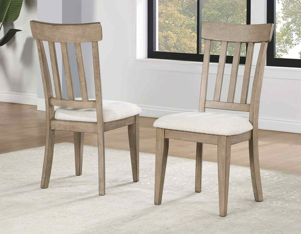 Steve Silver Napa 5-Piece 72-108-Inch Dining Table & 4 Side Chairs Set In Weathered Sand