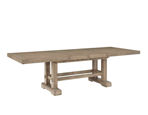 Steve Silver Napa 5-Piece 72-108-Inch Dining Table & 4 Side Chairs Set In Weathered Sand