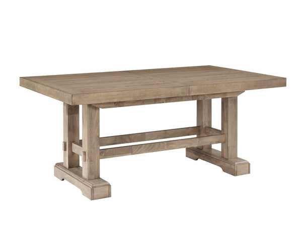 Steve Silver Napa 5-Piece 72-108-Inch Dining Table & 4 Side Chairs Set In Weathered Sand
