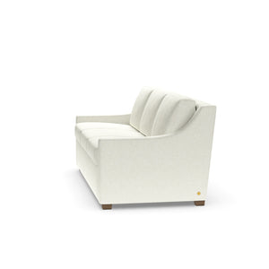 American Leather Perry Comfort Sleeper Queen Plus Size 3-Seat Sofa in Handwoven Beige