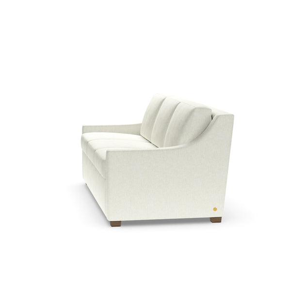 American Leather Perry Comfort Sleeper Queen Plus Size 3-Seat Sofa in Handwoven Beige