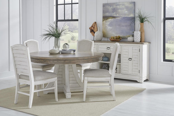 American Woodcrafters Meadowbrook Upholstered Dining Side Chair