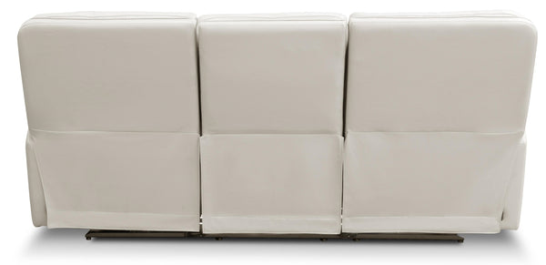 Moto Motion Harmony Triple Power Sofa with Home Theater & Middle Speaker & Air Massage & 3-Zone Heating & Zero Gravity In Sorrento Dove Leather