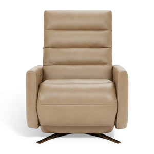 American Leather Cirrus Comfort Solace Recliner In Leather Titan Sand