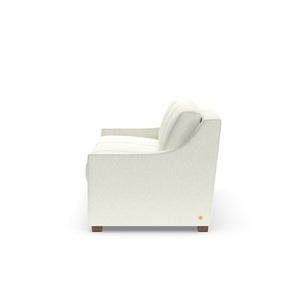 American Leather Perry Comfort Sleeper Queen Plus Size 3-Seat Sofa in Handwoven Beige