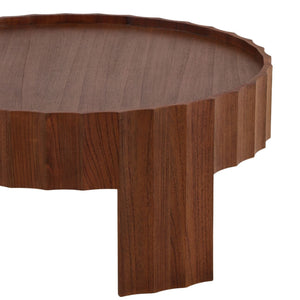 Dovetail Furniture Cadwell Coffee Table in Brown