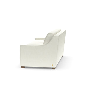 American Leather Perry Comfort Sleeper Queen Plus Size 3-Seat Sofa in Handwoven Beige