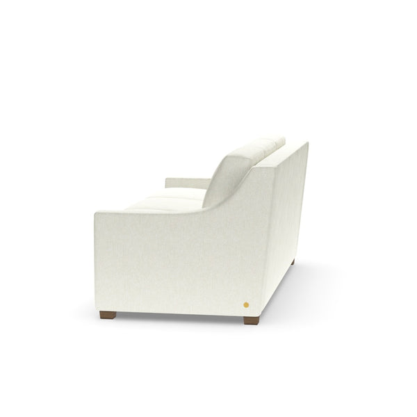 American Leather Perry Comfort Sleeper Queen Plus Size 3-Seat Sofa in Handwoven Beige