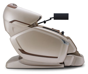 Cozzia 810 Quantum Regen 5D + 4D Massage Chair with Red Light Therapy in Champagne