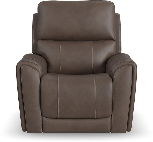 Flexsteel Carter Cappuccino Power Recliner with Power Headrest & Lumbar