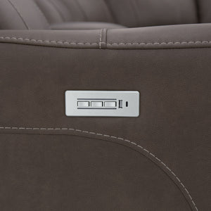 Flexsteel Latitudes Carter Cappuccino Fabric Sectional
