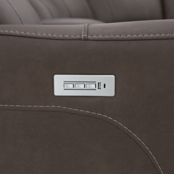 Flexsteel Latitudes Carter Cappuccino Fabric Sectional