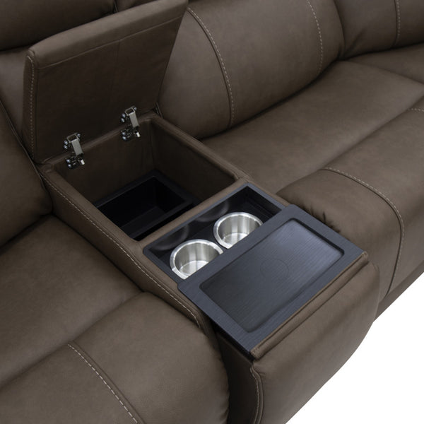 Flexsteel Latitudes Carter Cappuccino Fabric Sectional