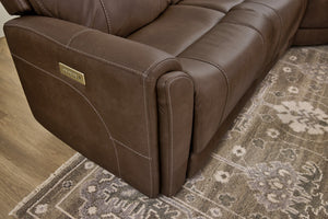 Flexsteel Latitudes Carter Cappuccino Fabric Sectional