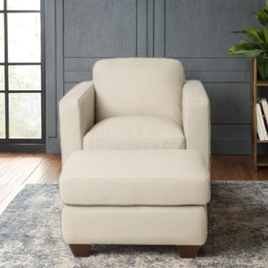 Hudsons Furniture Shilo Leather Chair in Oslo Pebble
