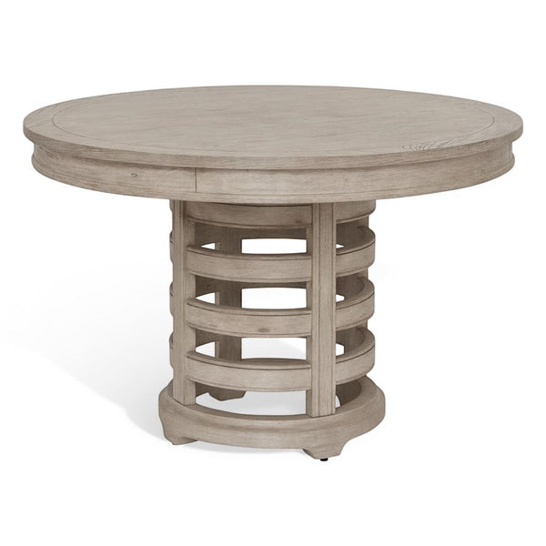 American Woodcrafters Heritage Coast 5-Piece Round Dining Set Sea Oat