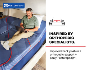 Sealy Posturepedic Elite Albany II Hybrid Medium Queen Mattress
