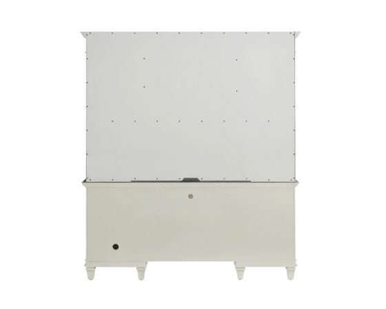 Martin Harford Antique White Credenza & Hutch Set