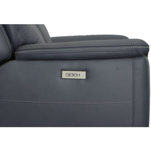 Flexsteel Sawyer Marine Leather Power Reclining Loveseat