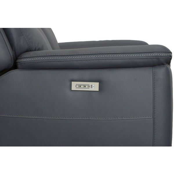 Flexsteel Sawyer Marine Leather Power Reclining Loveseat
