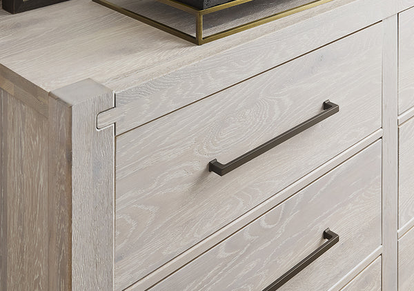 Vaughan Bassett Joinery White Oak 6-Drawer Dresser