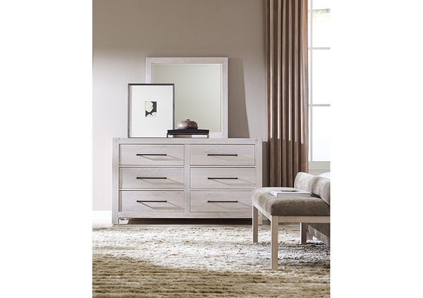 Vaughan Bassett Joinery White Oak Mirror