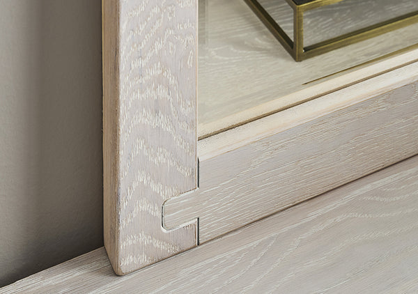 Vaughan Bassett Joinery White Oak Mirror